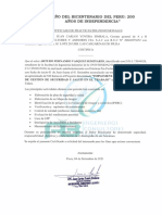 Certificado Emitido Por La EmpresaMAL