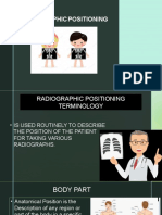 Radiographic Positioning