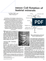 New Jameson Cell Flotation of Industrial Minerals