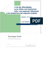 Evaluación de Las Dificultades Prosódicas en Niños Con Trastornos Del Desarrollo, Con Especial Referencia A Los Trastornos Del Espectro Autista - PDF