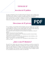 Tipos de IP: públicas, privadas, dinámicas y estáticas