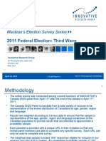 ROG 12 W3 2011 Federal Election April 18th Release
