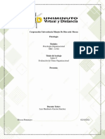 Evaluación clima organizacional CUDM Mocoa