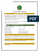 Judiciary V.no 17.2021 Court Assistant II Current