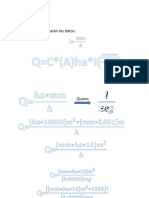 Deduccion de Formula de Caudal-Alcantarillado