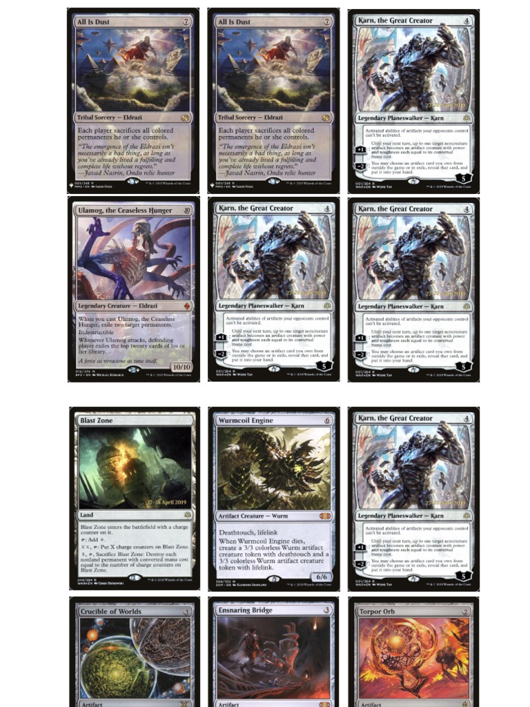 MTG TRON Deck Completo Proxy | PDF