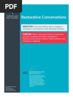 Restorative Conversations