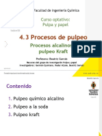4.3 Procesos de Pulpeo - Kraft