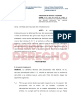 Vulneracion de Derecho A La Prueba