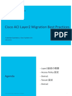 Cisco ACI Layer2 Migration Best Practices: Customer Experience, Cisco Systems G.K
