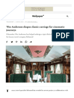 WWW Wallpaper Com Transport Wes Anderson Designs Classic Train Carriage For Belm