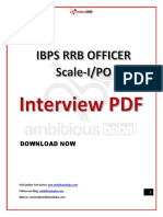 Ibps RRB Po Interview PDF