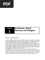 IWRBS - Q1 - Mod1 - Worldviews Belief Systems and Religion