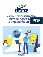 Manual de Orientación Metodológica Para La Formación Virtual
