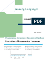 Programming Languages: Imperative Paradigms