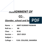 Assignment of Cc6