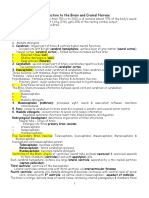 Chapter 14 - An Introduction To The Brain and Cranial Nerves