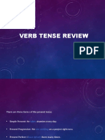 VERB TENSE REVIEW: A GUIDE TO PRESENT, PAST AND FUTURE FORMS