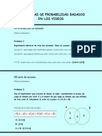 5 Problemas de Probabilidad Basados en Los Videos