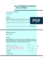 5 Problemas de Probabilidad Basados en Los Videos