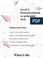 Level 3: Postconventional or Principled Level
