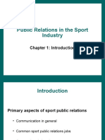 Public Relations in The Sport Industry: Chapter 1: Introduction