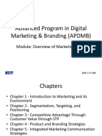 Digital Marketing & Branding APDMB Module Overview