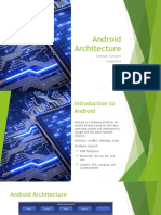 Android Architecture: Giteswar Goswami 19cs801014