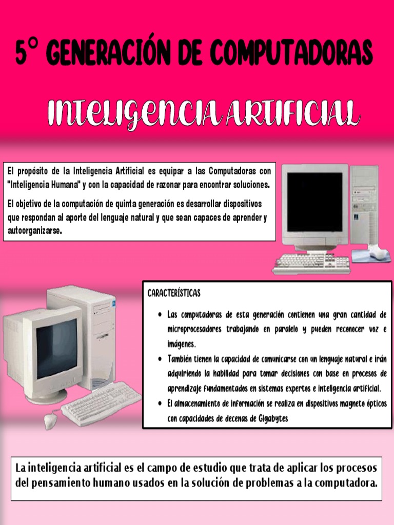 Características de la Quinta Generación de Computadoras | PDF | Arte ...