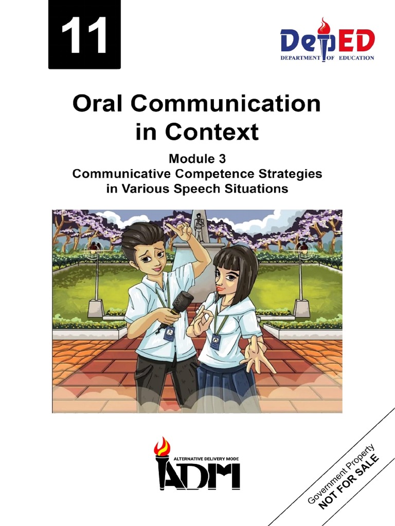 Signed Off - Oral Comm11 - q2 - m3 - Communicative Competence ...