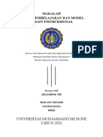 Makalah Model Pembelajaran Dan Model Desain Instruksional