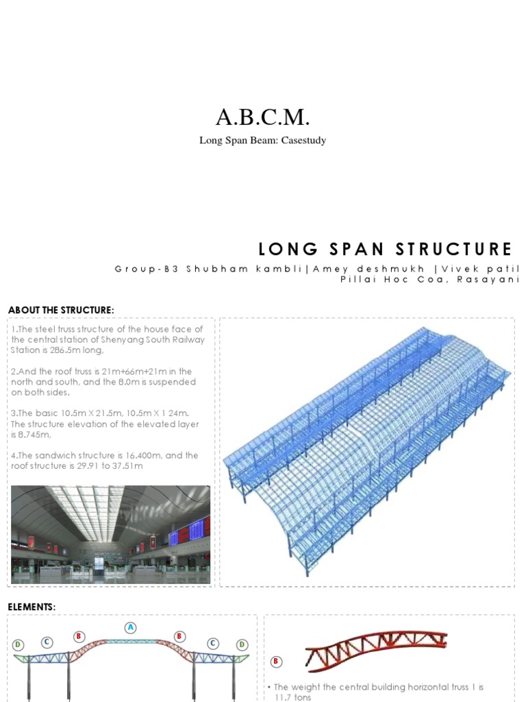 Long Span Steel Truss Case Study | PDF | Truss | Structural Analysis