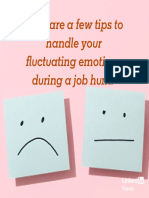 Keep Your Emotions in Check During A Job Hunt
