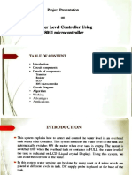 Water Level Controller Using 8051 Microcontroller