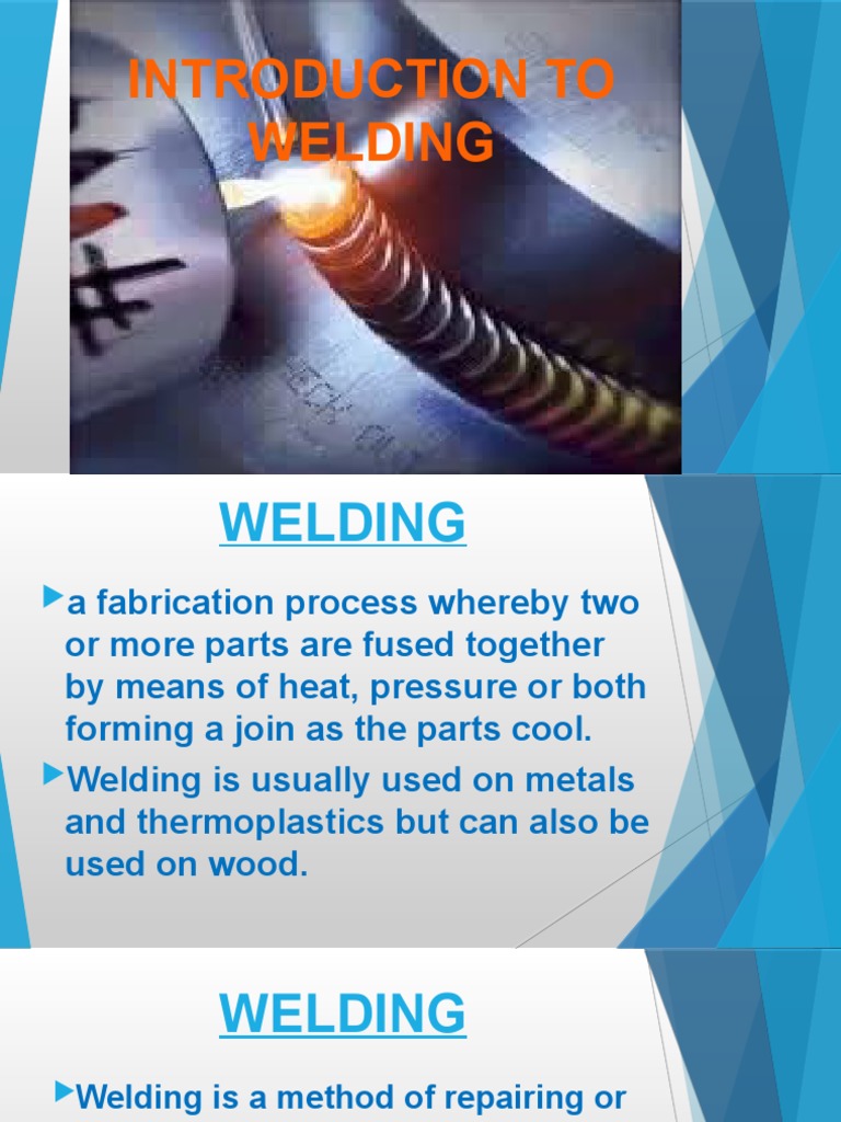 A. Introduction To Welding PDF Welding Construction
