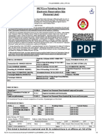 Irctcs E-Ticketing Service Electronic Reservation Slip (Personal User)