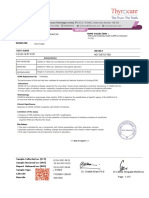 COVID-19 test report shows "Not Detected