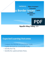 Cross Border Issues: Nguyễn Hồng Thắng, UEH