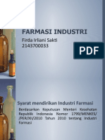Farmasi Industri Firda 2143700033
