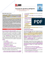 POR QUE FRACASAN LOS EJECUTIVOS INTELIGENTES Tarea Semana 2 GG