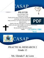 Prayer and Research Methods