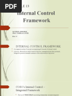 Internal Control Framework: Oliveros, John Renz Opao, Ysabelle Louise BSA 2-9