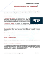 XE - A Engineering Mathematics (Compulsory For All XE Candidates)