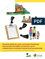 Practical Guide For Socio-Economic Livelihood, Land Tenure and Rights Surveys For Use in Collaborative Ecosystem-Based Land Use Planning