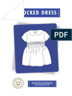 Smocked Dress: Project Design © Love Productions 2020 Must Not Be Made For Resale
