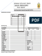 Formulir Buku Induk Warga