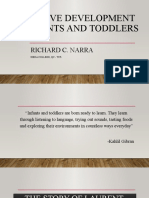 Cognitive Development of Infants and Toddlers