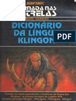 Coleção Jornada Nas Estrelas 29 - Dicionário Da Língua Klingon by Marc Okrand (Okrand, Marc)
