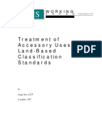 Treatment of Accessory Uses in Land-Based Classification Standards