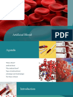 Artificial Blood Artificial Blood: Presenter Name